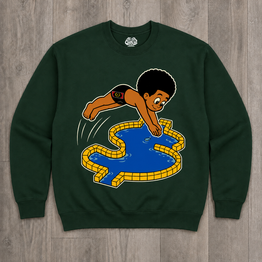 "Rich Black Boy" Crewneck Sweatshirt