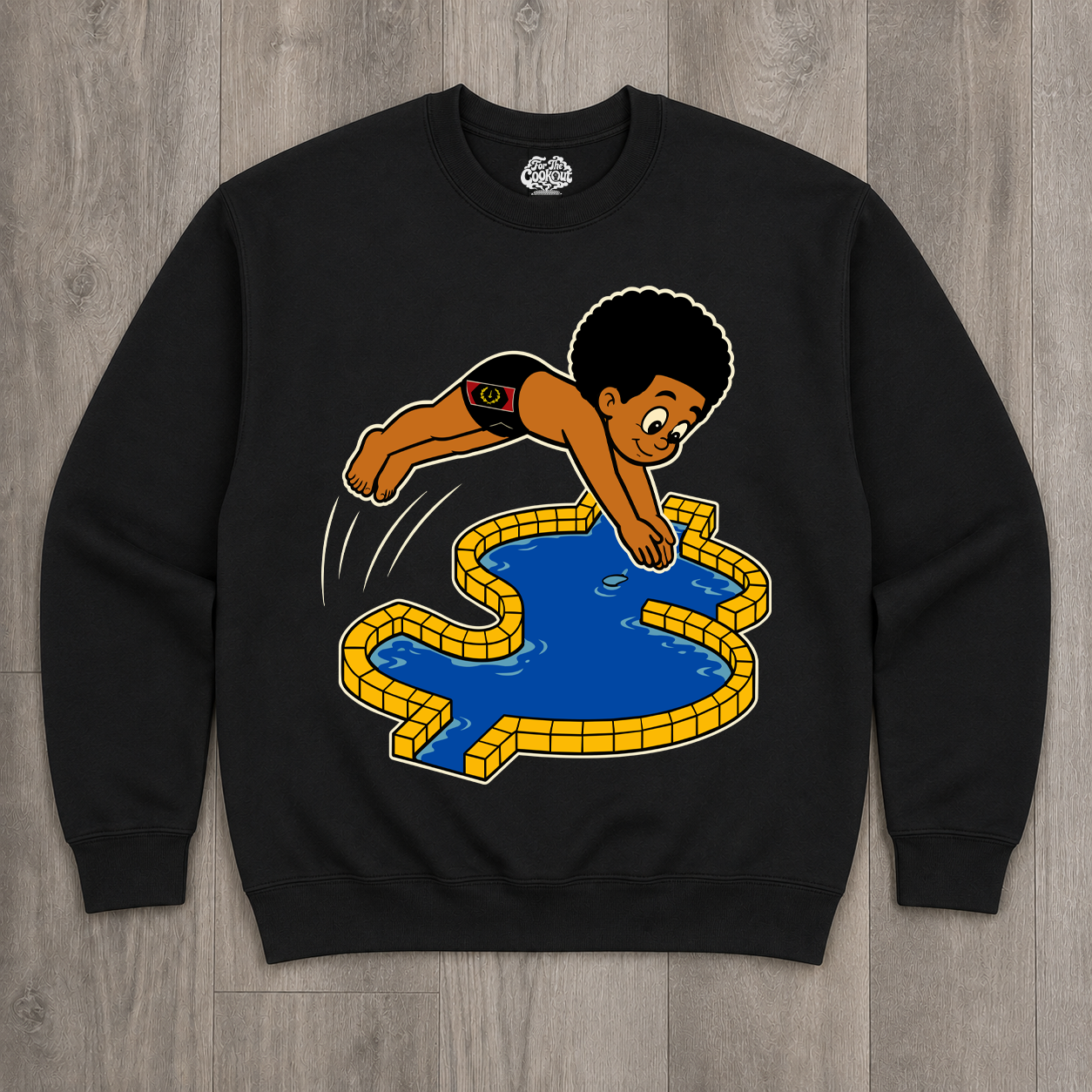 "Rich Black Boy" Crewneck Sweatshirt