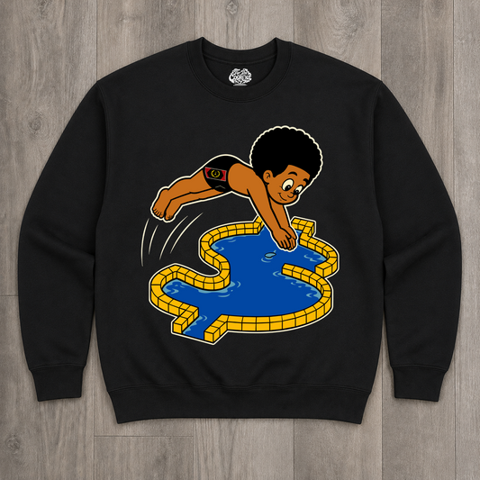 "Rich Black Boy" Crewneck Sweatshirt