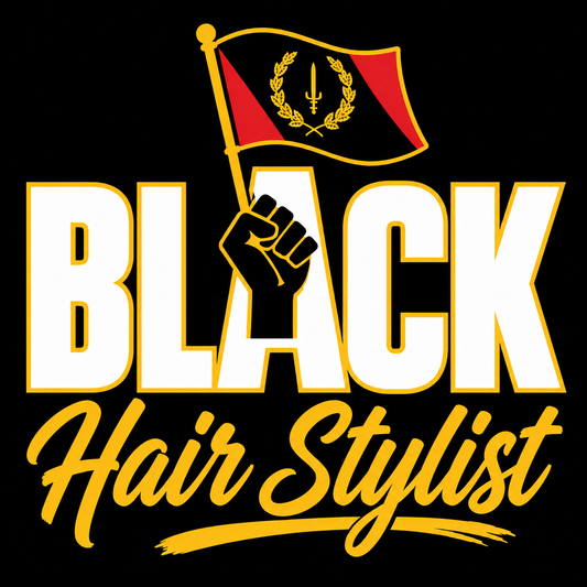 "Black American Hair Stylist" T-shirt