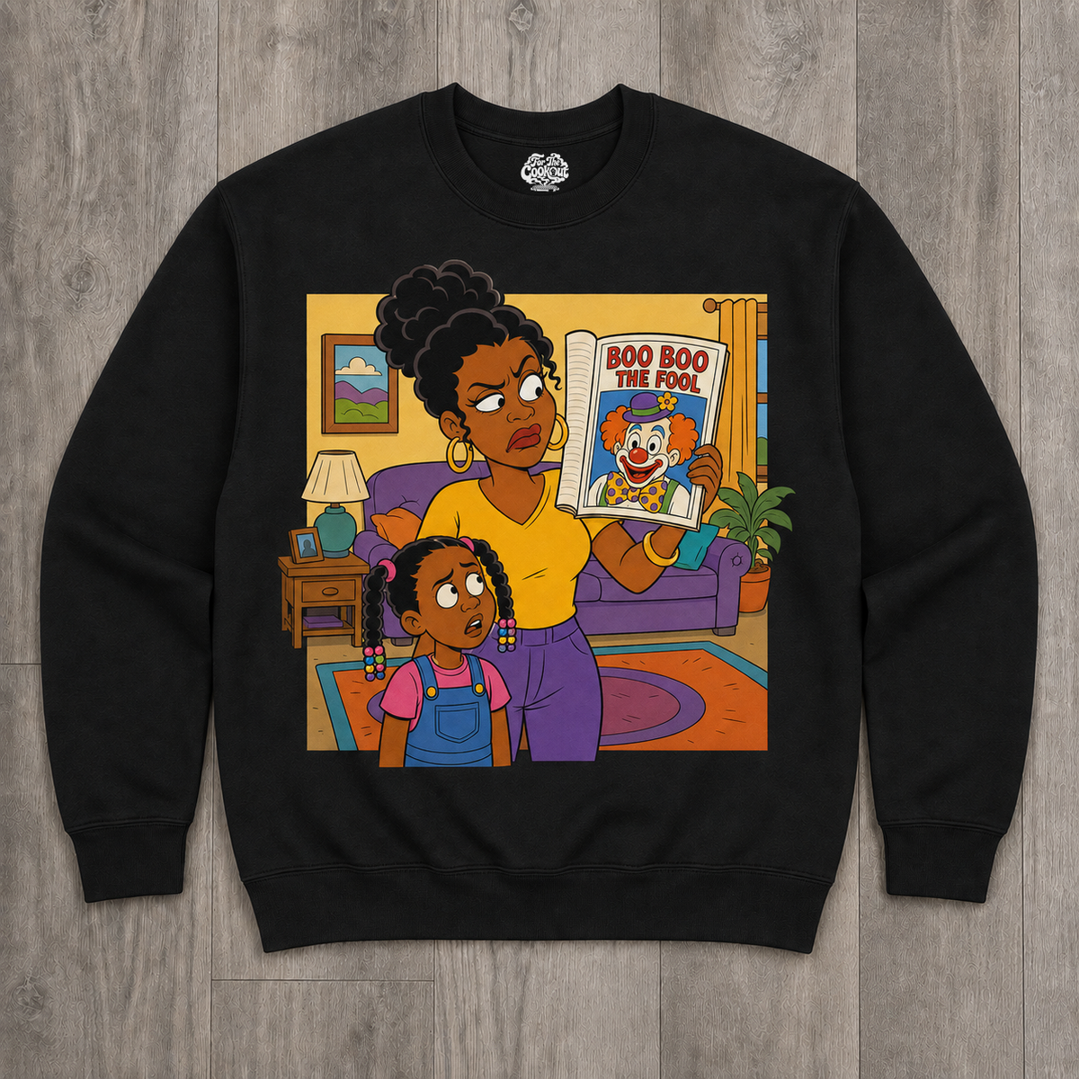 "Boo Boo The Fool™ g Crewneck Sweatshirt