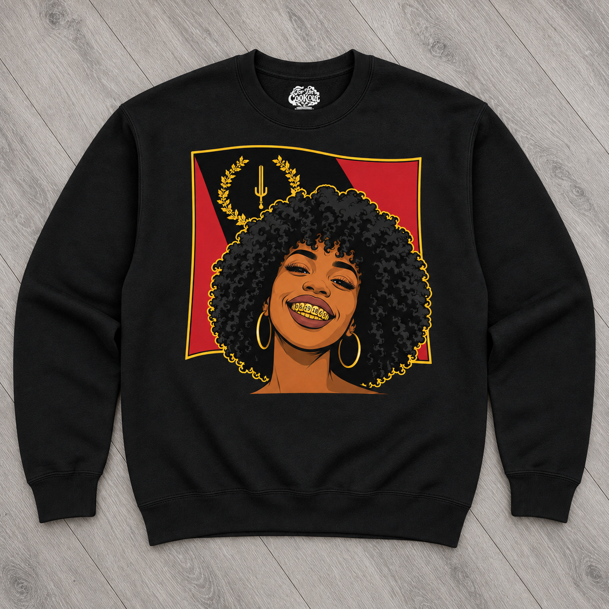 Black American Heritage Flag™ Crewneck Sweatshirt