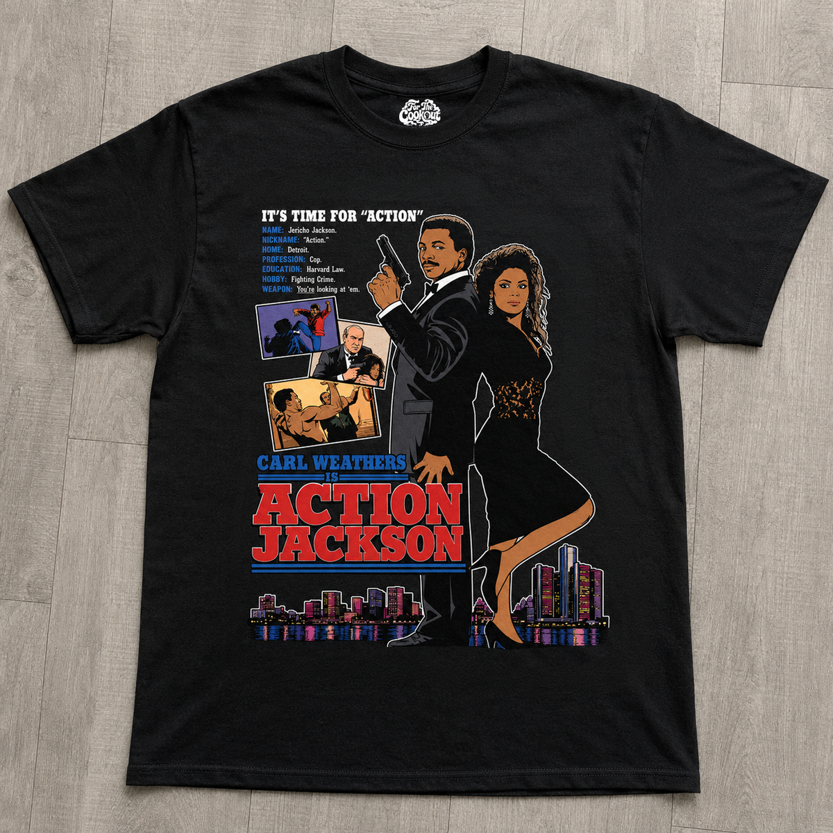 "Action Jackson" T-shirt