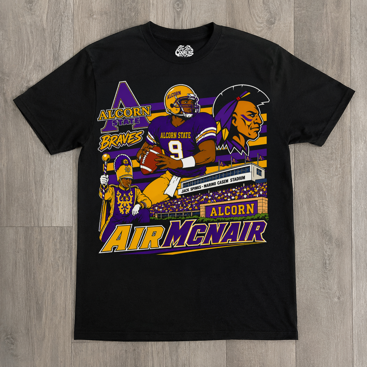 "Alcorn Air Mcnair" T-shirt